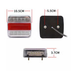 2Pcs Rear Submersible Trailer Tail Lights Kit Boat Marker Truck Waterproof Campers Trailer Taillights