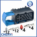 16 Pin Automotive waterproof connector Car Door Body harness plug 15498461 For Volvo V90 C30 S80 XC40 XC90 S40 S90 S60