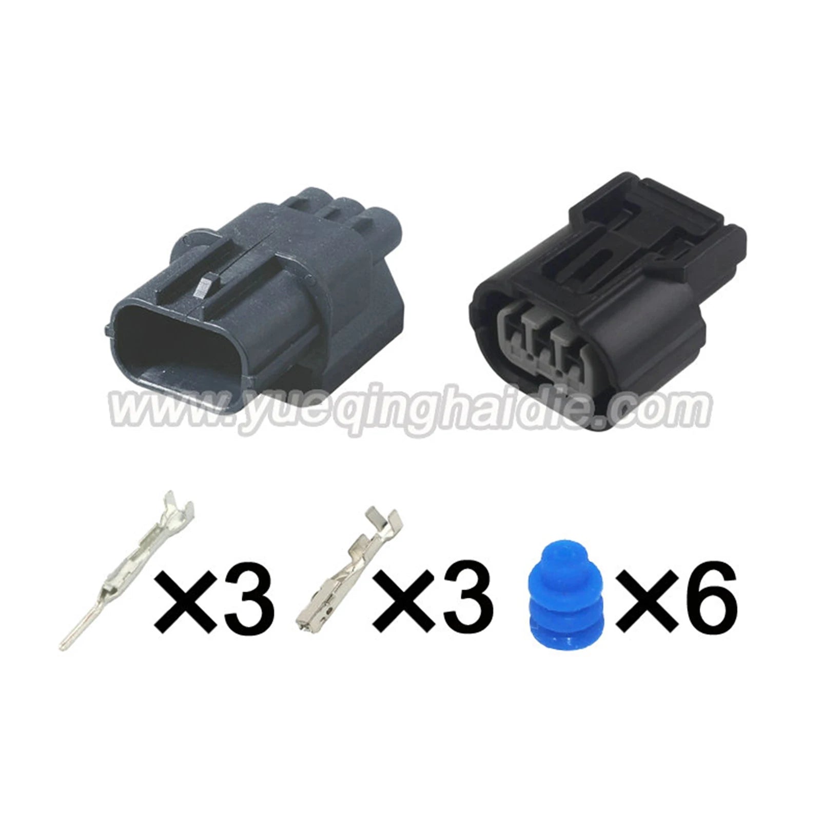 Sumitomo 3-Pin Connector Waterproof 1mm Male Female Connectors Auto Wire Harness Cable Plug for Honda CR-V 6188-4739 6189-0887
