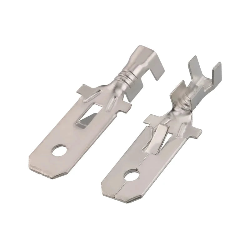 100PCS copper terminals for automotive connectors with 7.8 square inserts, pins and springs DJ611-7.8B