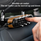 Car Seat Cooling Fan Electric Auto Backseat Car Fan Three Adjustable Wind Speeds Cooling Tool For Mini Cars RVs Sedans