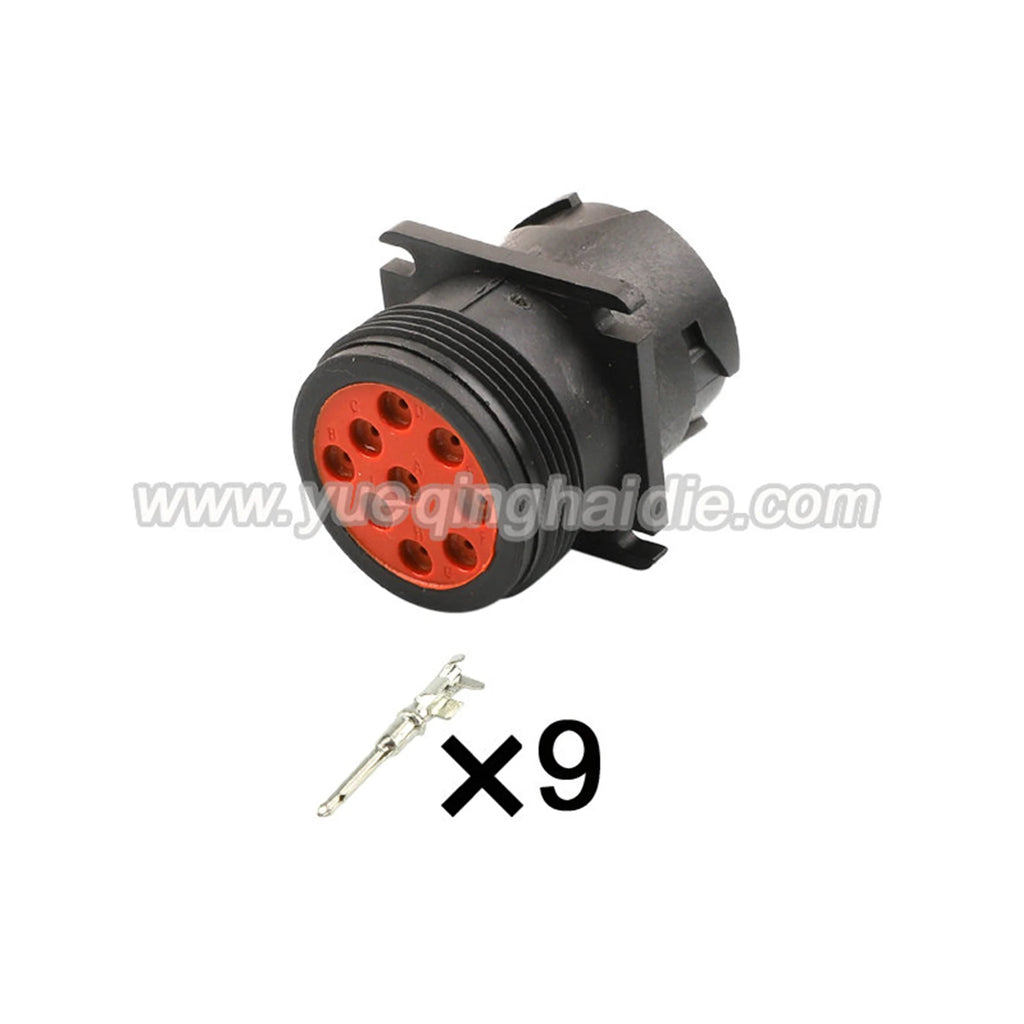 9 PIN Sealed 1.6mm Male Female Connectors Wiring Harness Cable Plug For Track J1939 For Deutsch HD10-9-1939P HD16-9-1939S
