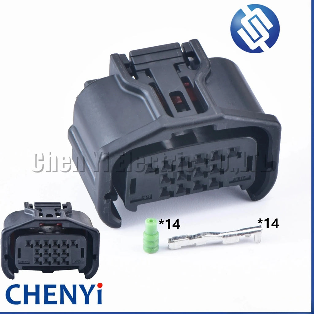 14 Pin 0.6mm series female Automotive waterproof connector Harness plug 6189-7536 For Toyota Honda Nissan