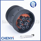 9 Pin Auto Diagnosctic Tool circular Plug Connector HD16-9-1939S HD10-9-1939P-B022 HD14-9-1939P HD10-9-1939P ATC17-9-1939PN