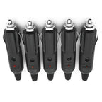 5pcs 12V To 24V Car Cigarette Lighter Plug Fuses 5A With LED Indicator Plug Power Charger Adapter Connector Fuse Converter Plug