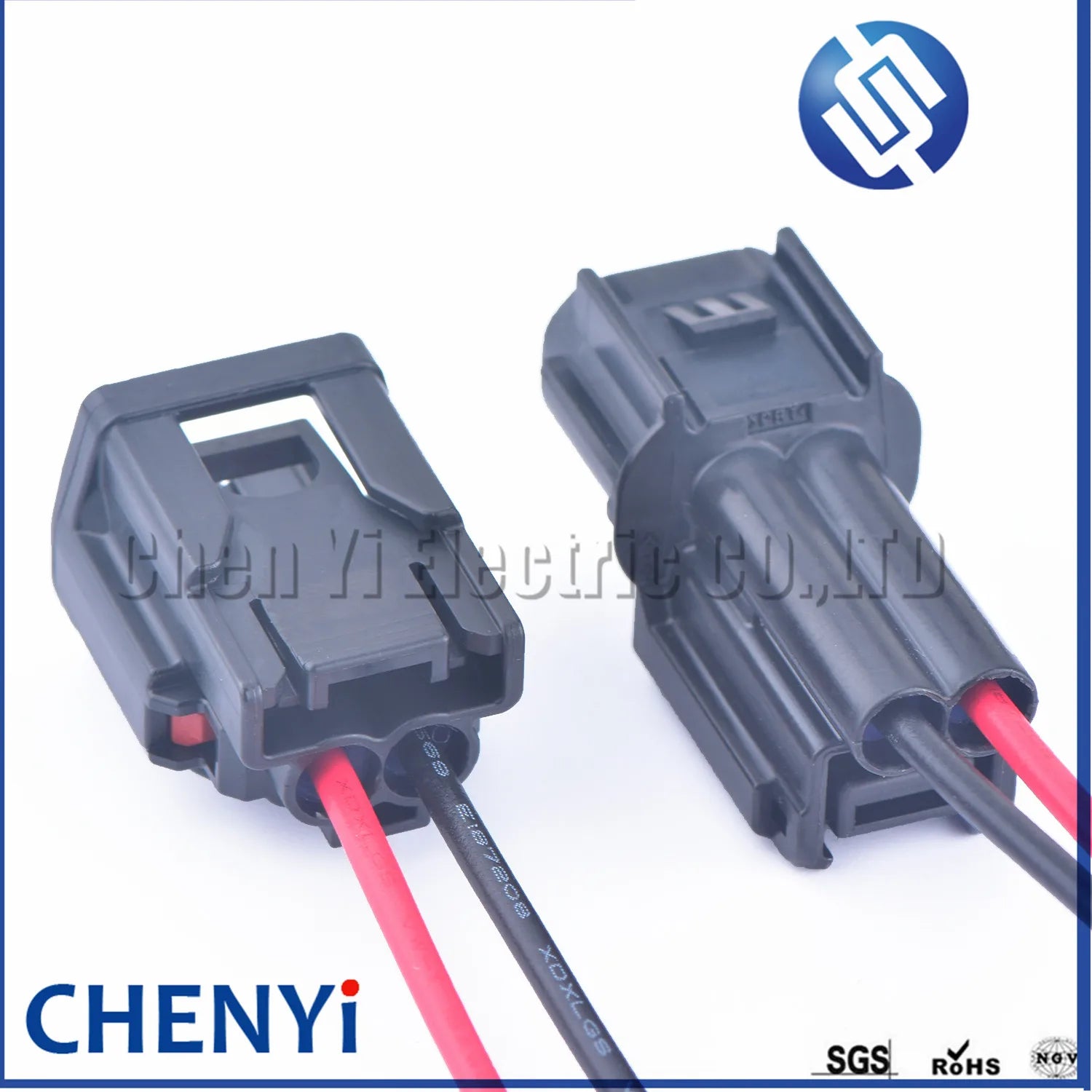 2 Pin auto waterproof connector LED Headlights Daytime Running Light Fog Light wiring harness plug 6189-7408 6181-6851 for Honda