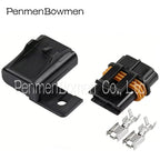 1 Set 2 Pin Auto High Current Fuse Holder Fan Electrical Cable Connectors Wire Harness Plug 12033769 for Metri pack 630Series