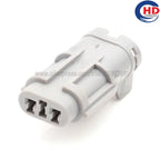 2pin auto waterproof electric plastic wire harness connector Reversing radar probe detector plug Daytime running lightMG610320-4