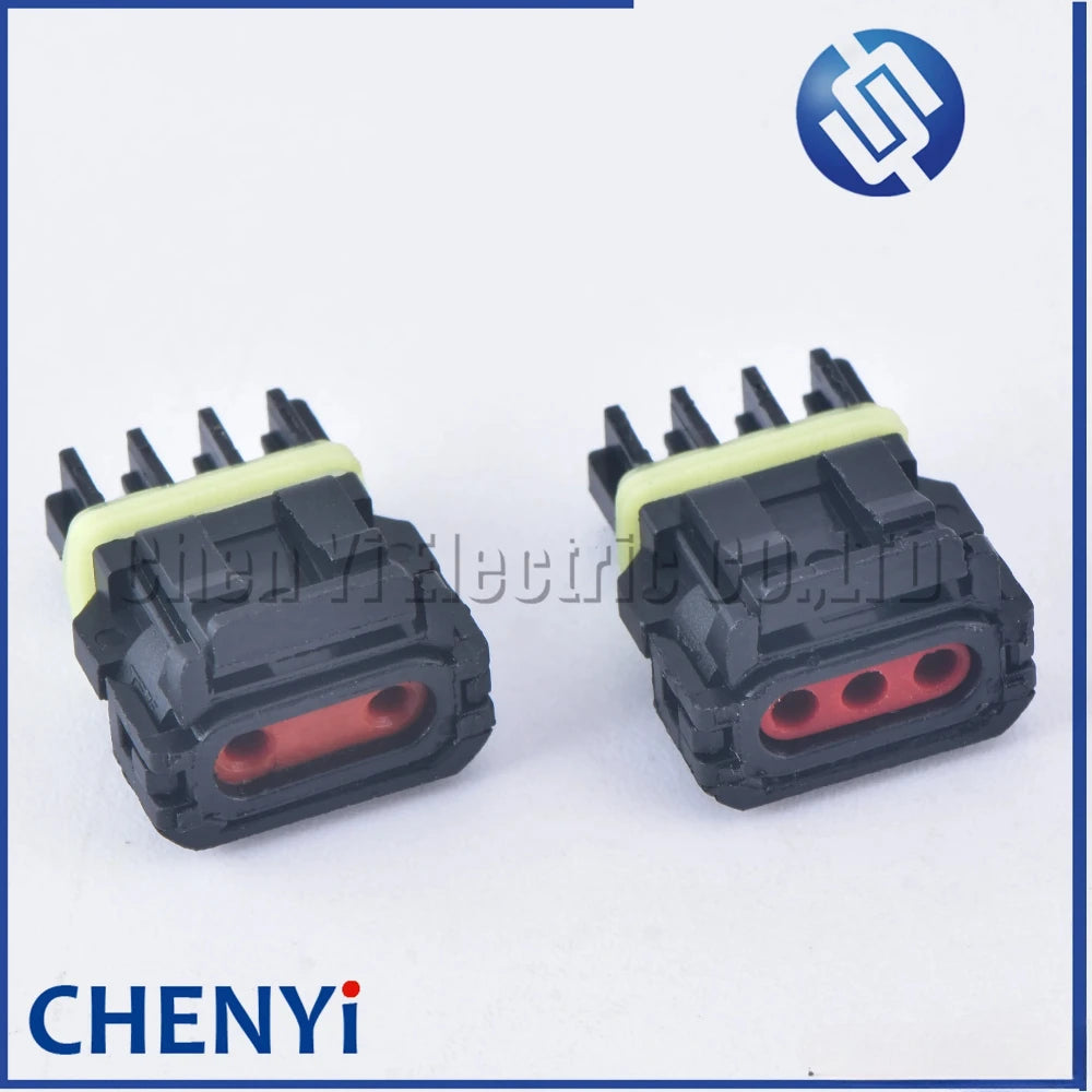 2 Sets 2/3 Pin Automotive Plastic Housing Wiring Waterproof Electrical Connector Car Mirror Turn Signal Plug 52117-0241