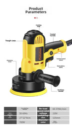 Car Polisher Waxer US Plug 700w 125mm Base Variable Speed Professional Polisher Perfect for Grinding Polishing Waxing Furniture