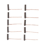 High Quality 10Pcs 5*7*19mm Copper Electric Generator Carbon Brushes Car Alternator Power Tools Car Regulator Low Copper