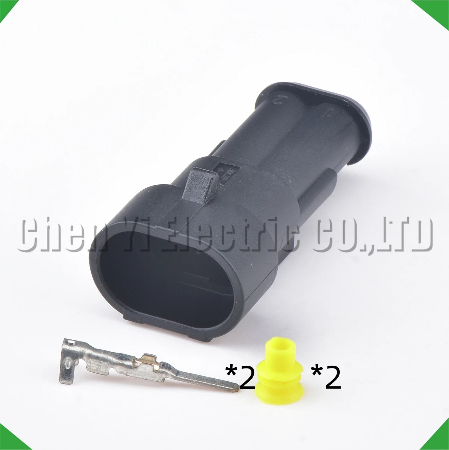 2-Pin Auto Connector Connector Female Super Waterproof Electrical Automotive Connector