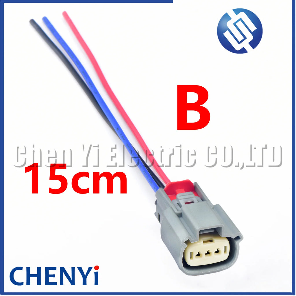 3 Pin Auto waterproof connector Car steering gear power pump harness plug 33471-0307 33471-3307 33471-0306 33471-0340 For Ford