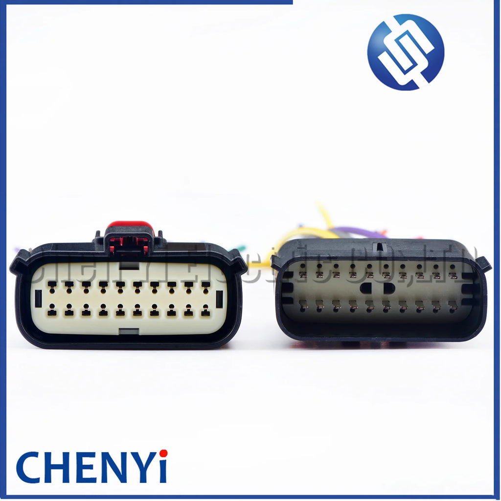 20 Pin Headlight Socket Lamp Light Connector Wire Harness plug 33482-2132 33472-2001 For Chevrolet Ford EDGE Fiesta Cadillac