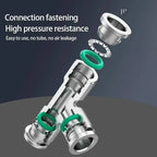 Pneumatic Push-In Tube Fittings – 4/6/8/10/12mm OD, Multiple Types: Straight Union, Elbow, Tee, Male Thread, Quick-Connect