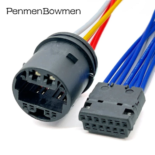 1 Set 13 19 Pin 13158679 Auto Door Composite Electrical Cable Connectors Female Wire Harness Plug For OPEL