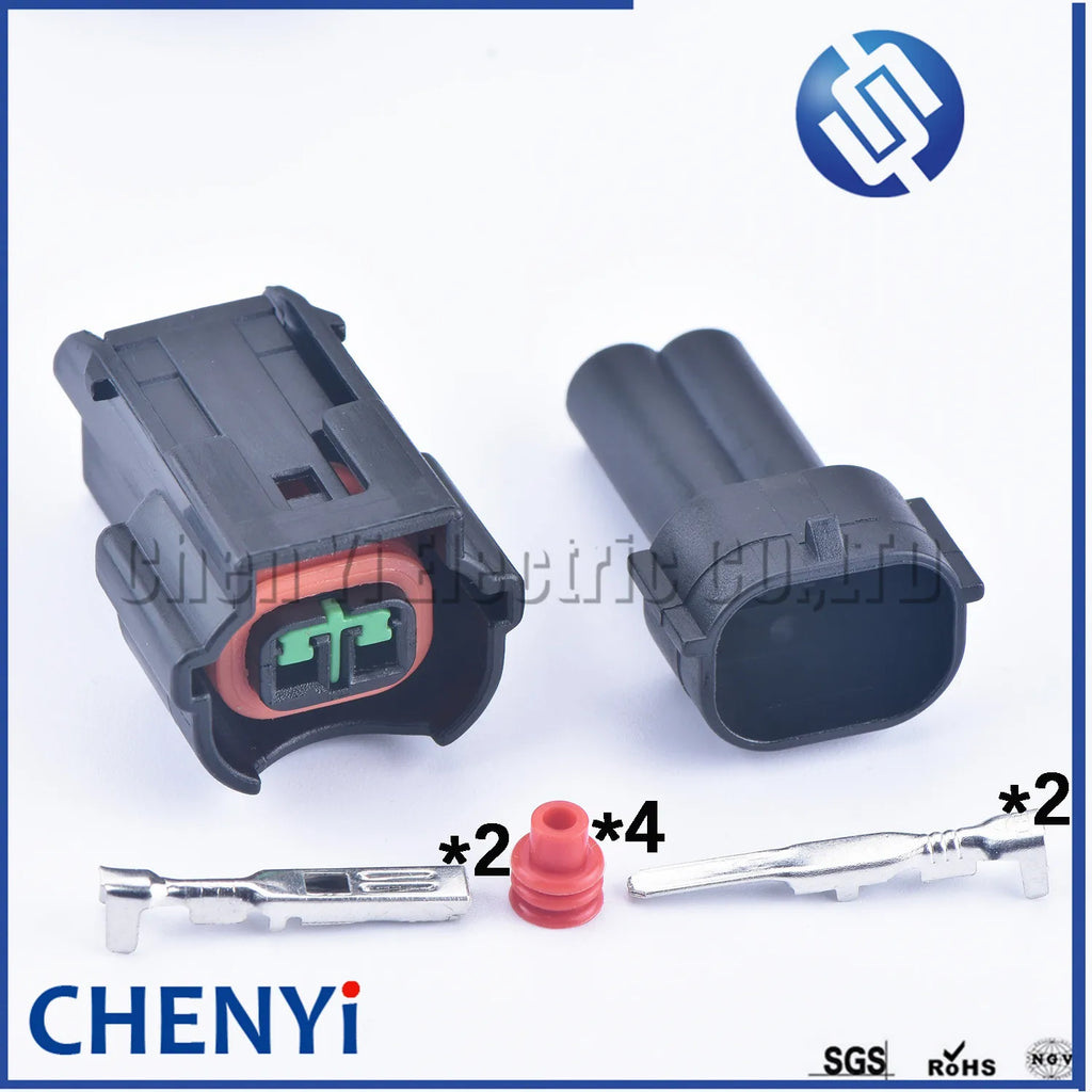 2 Pin Auto waterproof Connector fuel injector plug PU465-02127 06A973722 For Hyundai Kia Elantra Sonata ix35 K2 K3 K5 Forte