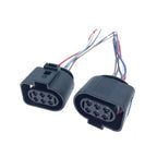 The rear taillight circuit board plug, wiring harness socket, taillight base of the Audi TT TTS is burned out and the power is c
