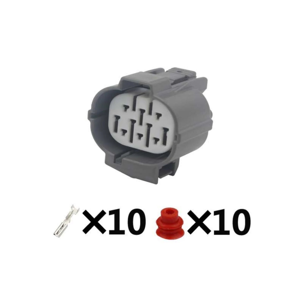 10 PIN Auto DC Connector Waterproof 2mm Series Male Female Connector Wiring Harness 6181-0076 6189-0135 With Terminal