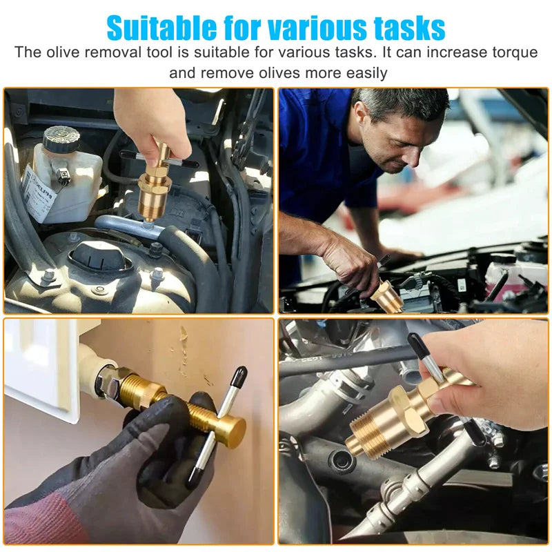 Olive Remover Puller Tool 15mm & 22mm Copper Pipe compression Fitting Removal Gas Pipe Plumbing Remover Tool