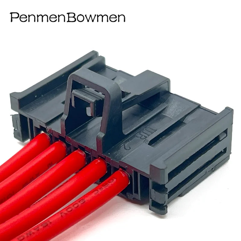 1 Set 5 Pin Car Box Heater Blower Motor Fan Resistor Housing Sheath Electrical Cable Connector Female Wire Harness Plug 95508692