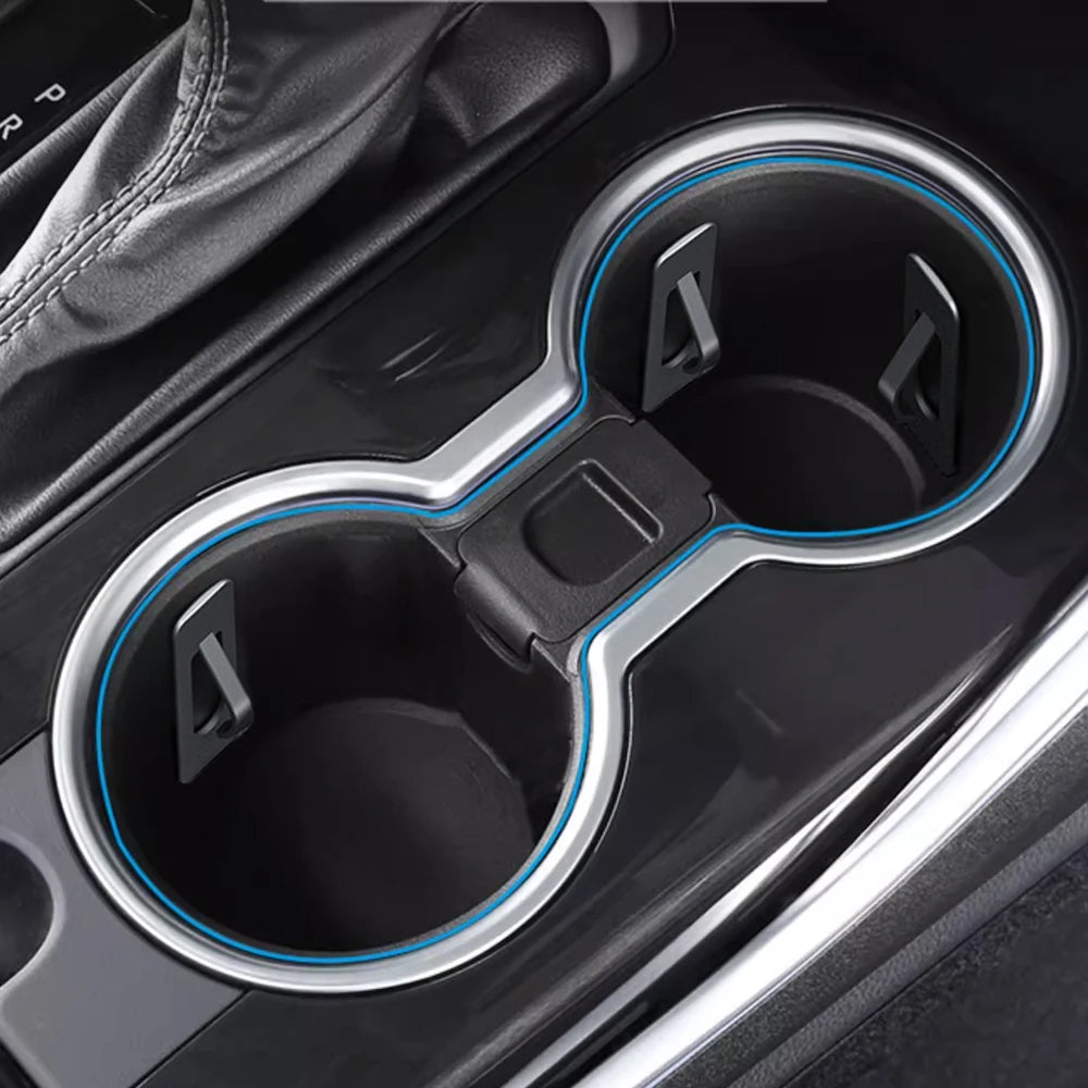Car Cup Holder Limiter Fixing Clip Self-adhesive Universal Auto Water Cup Slot Limit Pad Car Bottle Console Slot Slip Limiter
