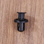 50/100Pcs 10mm Diameter 10mm Black Plastic Auto Fasteners Rivets Clips Vehicle Car Bumper Door Panel Liner Clips Retainer