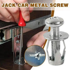 Universal Car License Plate Screws Mounting Kit M4 M5 M6 Auto Fastener Expansion Nuts Carbon Steel Black Bolts for Bumper Frame
