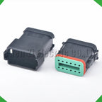12 Pin Black DT Automotive Connectors Wire harness Plug For Deutsch DT06-12S DT04-12P D...