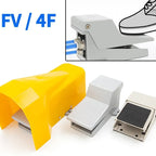 Lockable Pneumatic Foot Pedal Valve Switch, 2 Position 5 Way Air Control Valve FV320 FV420 4F210-08GL for Industrial Machinery
