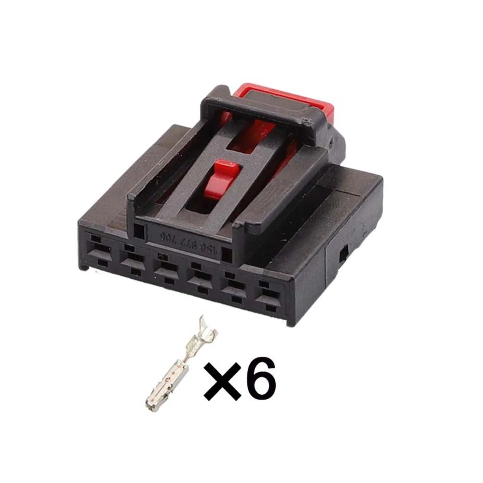6 PIN Connector 1.5mm Series Unsealed Male Female Connectors Wire Harness  Cable Socket 1S0972706