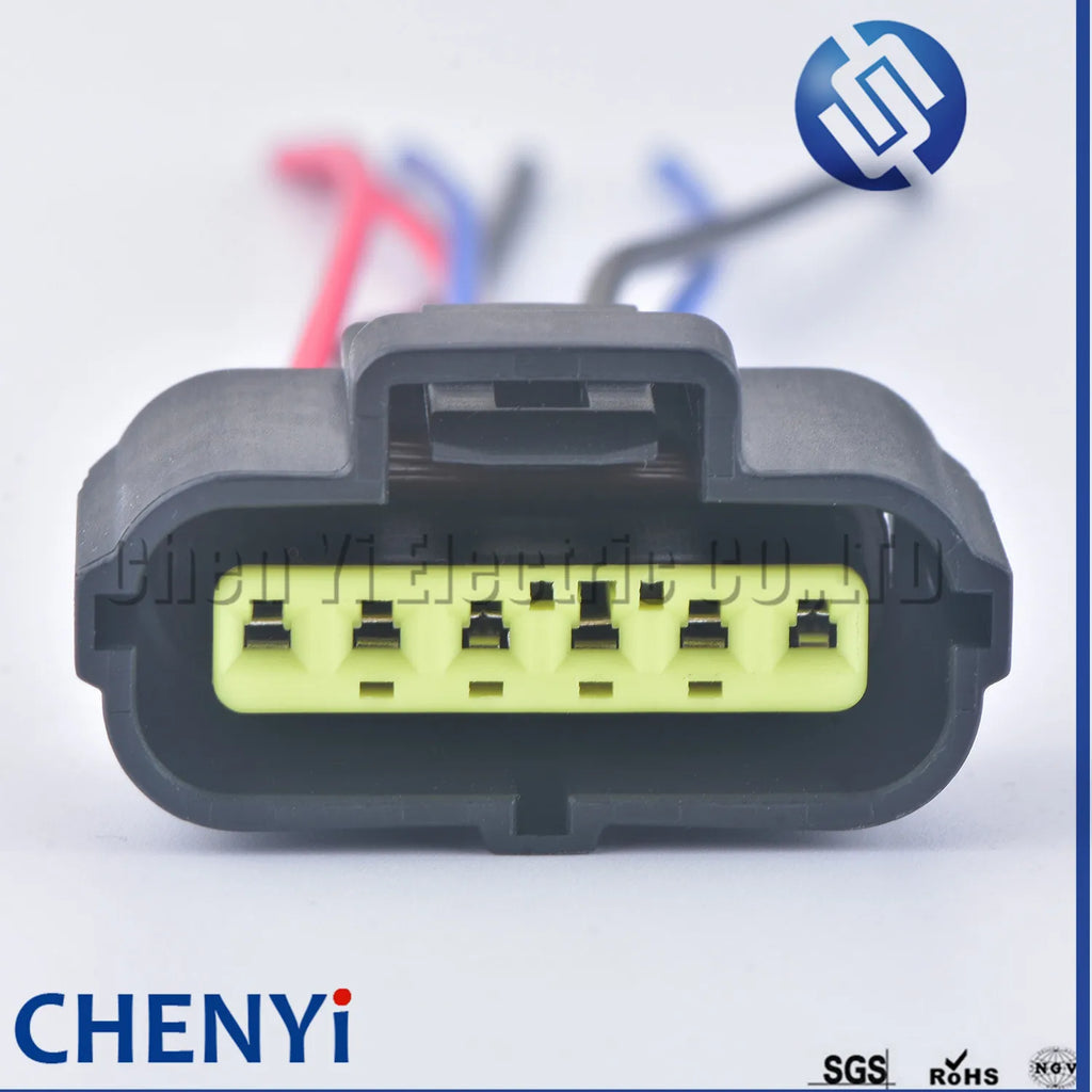6 Pin 184060-1 Accelerator Pedal pcb Connector Auto Pump Wire Harness plug For Ford Focus Hyundai