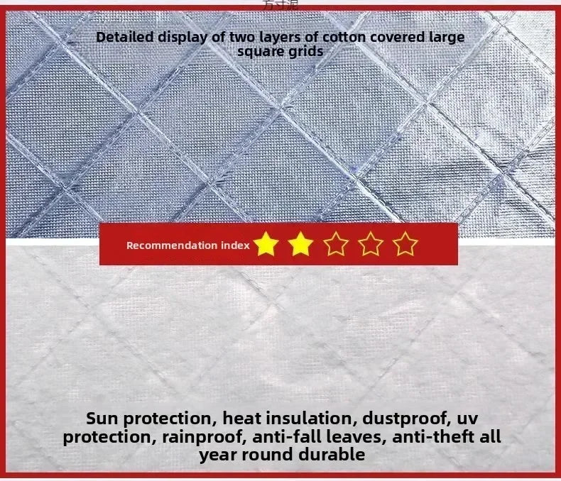 Universal Car Cover Four Seasons Sun Protection Snow Proof Freezing Prevention Heat Insulation Windshield Front Cover Amagi