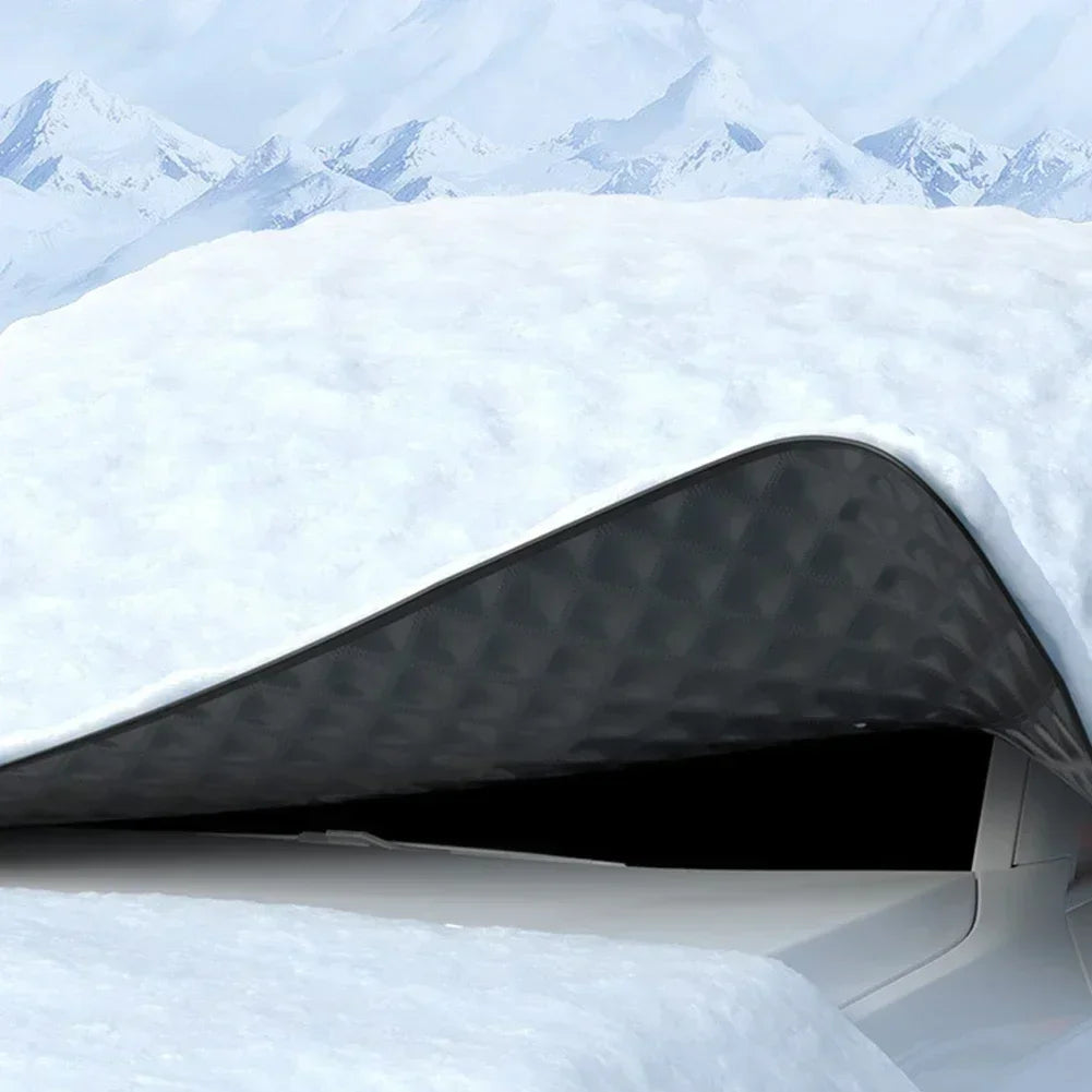 Car Windshield Snow Cover, Frost-Proof & Anti-Freezing Windshield Cover for Winter, Car Window Cover, Winter Car Cover Amagi