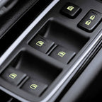 Luminous Car Window Button Sticker Night Glowing Lifting Switch Safety Decoration Stickers Door Window Lifter Switch Decals