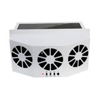 Solar Powered Car Exhaust Fan Car Window Fan Cooling Radiator Energy Saving Auto Coole Portable Deodorization Ventilator Amagi