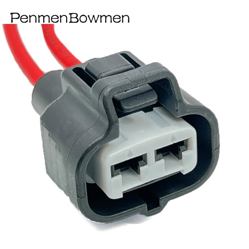 1 Set 2 Pin 4.8mm Car Hydraulic Motor HID Electrical Cable Connectors Female Wire Harness Plug for Toyota 6189-0425
