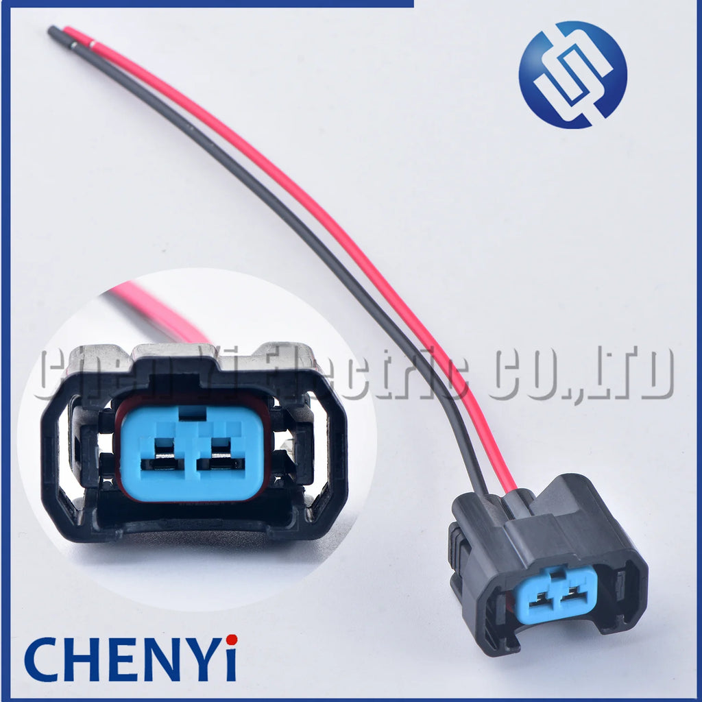 2 Pin Auto waterproof connector Fuel injector plug nozzle NH1 1121700222AB001 6189-0553 For Honda Accord Odyssey CRV Feidu Civic