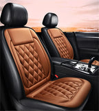 2pcs Winter Heated Car Seat Cover 12V Heating Warmer Car Seat Cushion Auto Universal Protector Cloak Cover Pads Set New Amagi