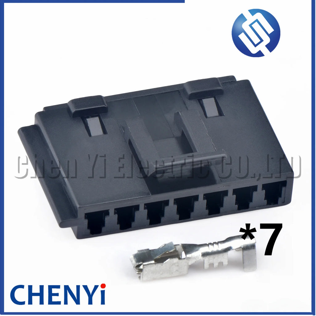 7 Pin Automotive connectors Car air conditioning heating resistor blower resistor Wire harness plug 12052854 12124811 For Buick