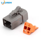 DTP06-2S Dechi type high-current heavy-duty truck wiring harness plug DTP04-4P automotive waterproof connector plug-in