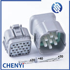 20 Pin Auto waterproof Electrical Control Board Connector Excavator Hydraulic Pump Plug 6189-0714 6188-0494 For DL 040 Serie