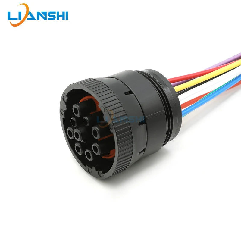 HD16-9-1939S automotive 9-pin connector male and female waterproof connector HD10-9-1939P