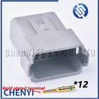 12 Pin Deutch IPD DT Connector DT15-12PA DT13-12PA PBC Straight Needle bender Seat solder panel end socket DT06-12S DT04-12P