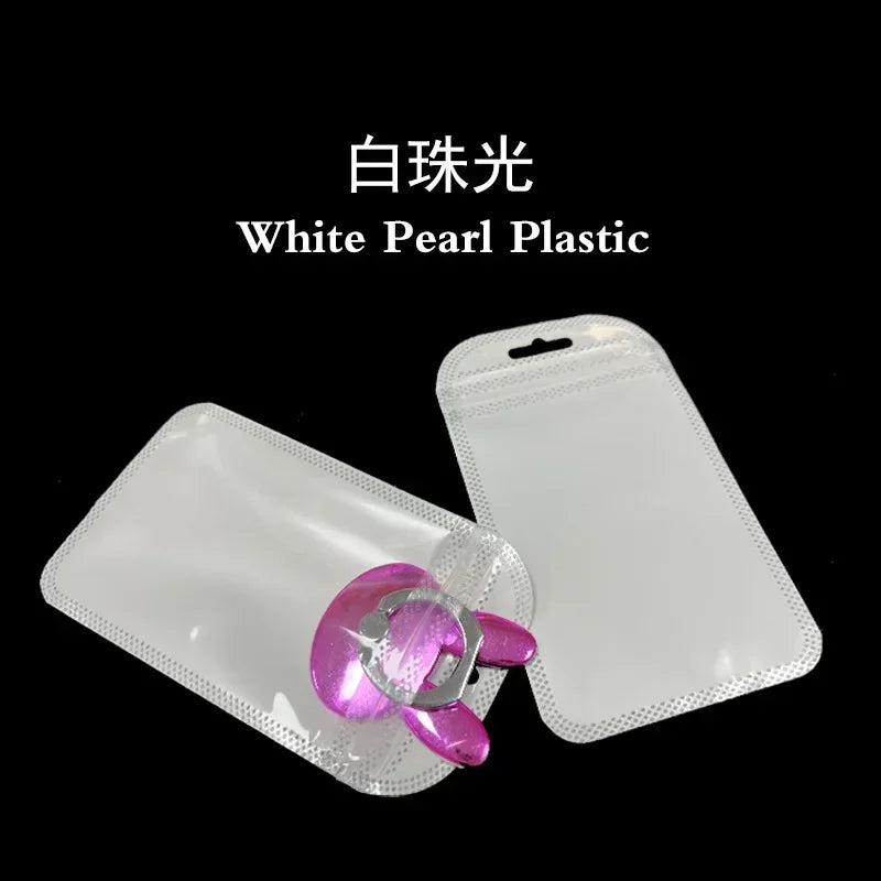 Colorful Laser Ziplock Bag Packaging Bags For Earring Jewelry Display Bags Pouch Gift Packaging Resealable Storage Bag Amagi