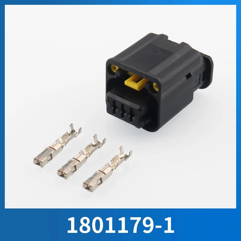 1801179-1/2/3/4/5/6 waterproof connector sensor 1801177-1 male and female 3-hole plug suitable for Peugeot Citroen