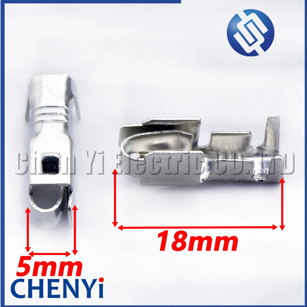 50 Pcs auto wire car fuse holder terminal pin Brass tin plating Crimp terminals BX2152-2 For BX2017A BX2017D BX2017