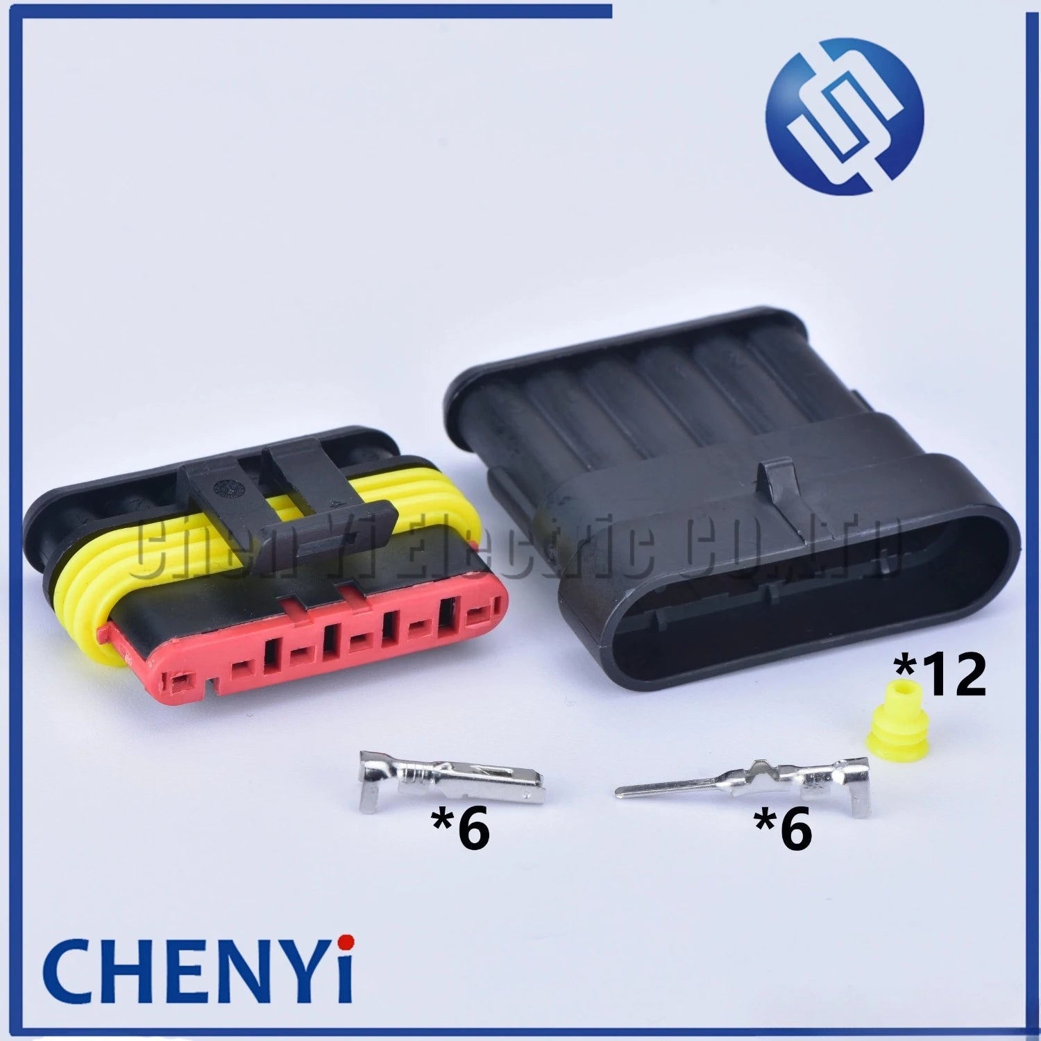 5 sets 1/2/3/4/5/6 pin 1.5 male and female Plug Automotive waterproof connectors Xenon lamp connector Wire harness Plug