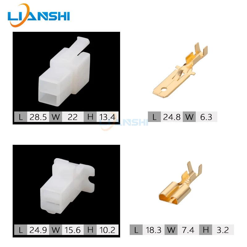 6120-3523 connector 6110-4623 Car and motorcycle connector plug DJ70224-6.3-11/21