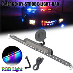 LED Strobe Police Lights Anti Collision Light For Auto Emergency Grill Warning Lamp 21led Windshield Bar Traffic Car Amagi